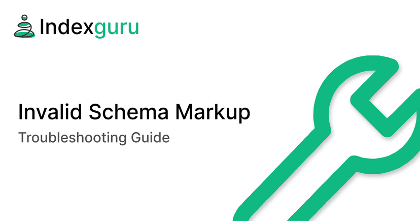 Invalid Schema Markup: Troubleshooting Guide