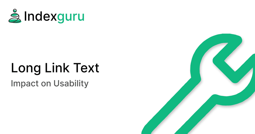 Long Link Text: Impact on Usability and SEO