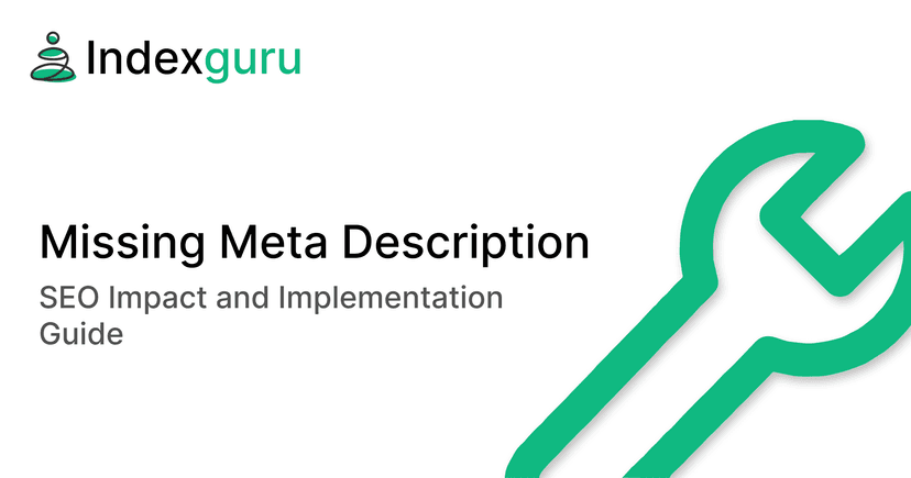 Missing Meta Description: SEO Impact