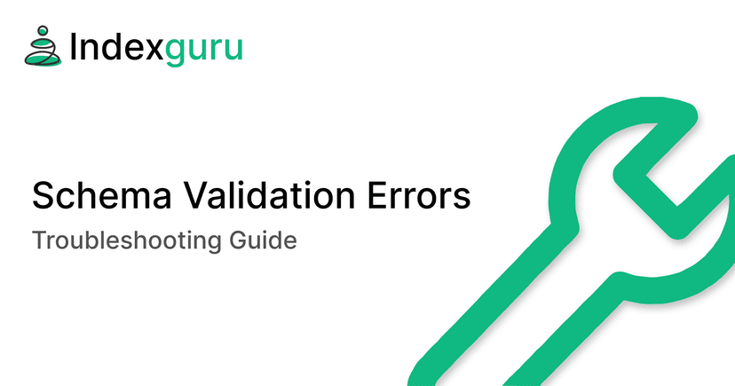 Schema Validation Errors: Troubleshooting Guide
